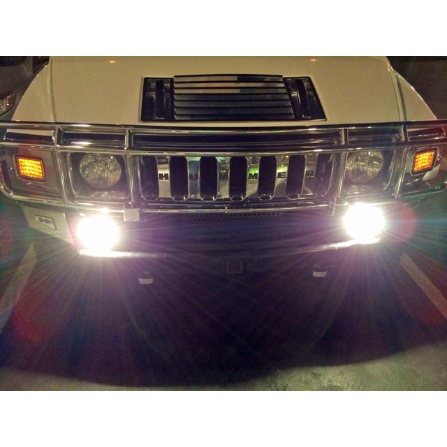 For Hummer H3 Bumper Fog Lamps Driving Lights Kit 2006 2007 2008 2009 2010
