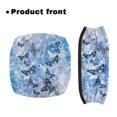 thumbnail image 2 of HELLHERO Butterfly Musical Note Pattern Design Soft Rollator Walker Seat and Backrest Covers Outdoor for Men, Removable Protection Fleece Fabric Rollator Walker Seat Back Cover, 2 of 10