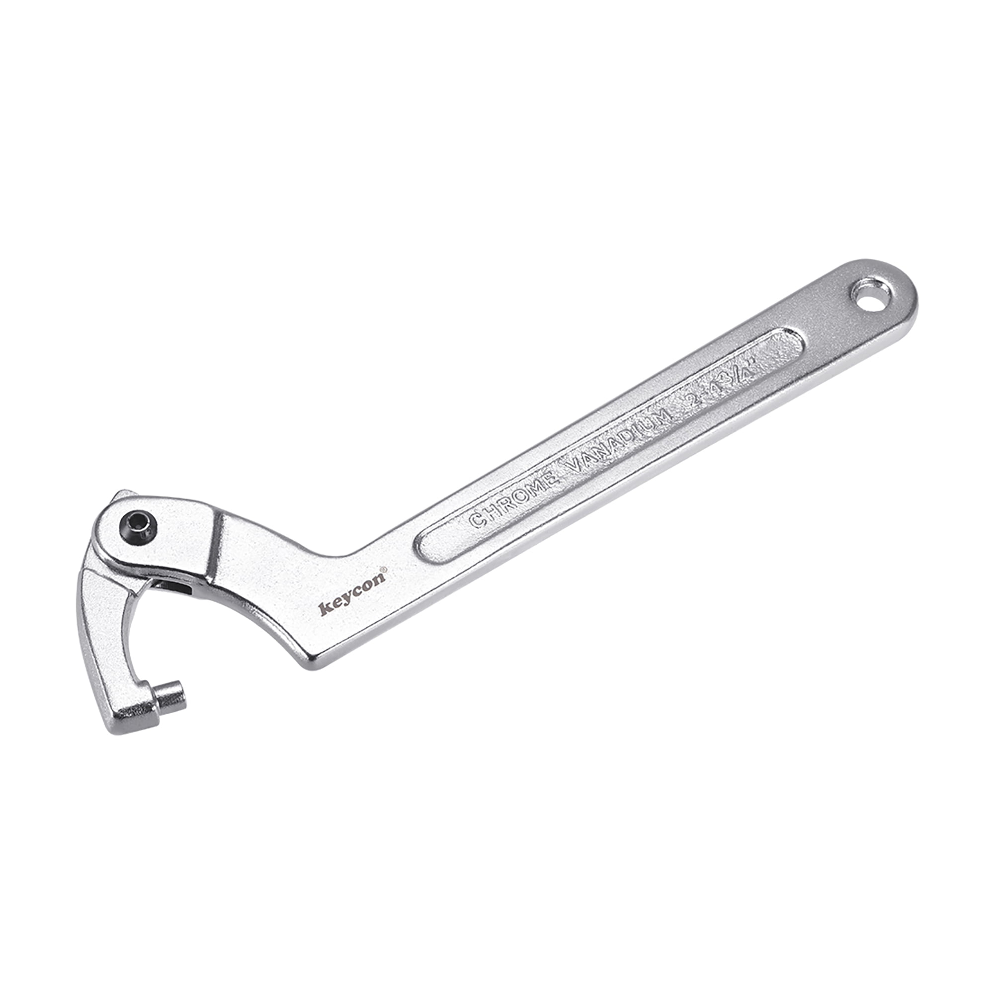 8 Types Heavy Duty Chrome Vanadium Adjustable Hook Wrench C Spanner Tools