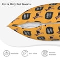 thumbnail image 5 of Haiem German Shepherd Woof Print Velvet Soft Solid Decorative Square Throw Pillow Covers Set with Elegant Piping Christmas Cushion Case for Sofa Bedroom Car-18"x18", 5 of 8