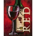thumbnail image 2 of Langton, Bruce 26x32 Black Ornate Wood Framed with Double Matting Museum Art Print Titled - Red Wine Tasting, 2 of 4