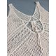 thumbnail image 5 of Xuyuer Women's Hollow Out Deep V Neck Sleeveless Long Dress Split Thigh Vacation Beach Dresses, 5 of 7