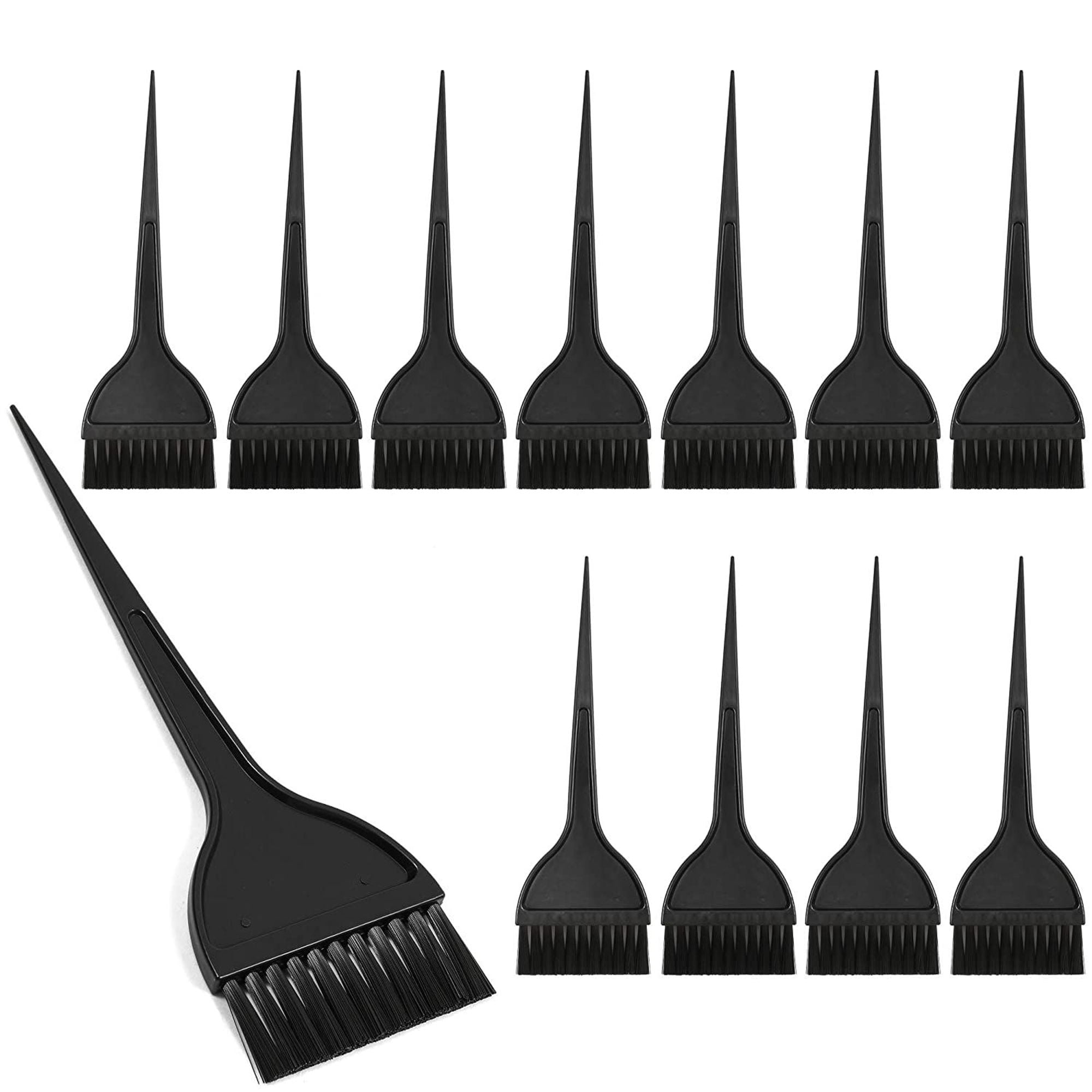 12 Pack Hair Dye Color Brushes Set Hair Coloring Dyeing Kit Tint