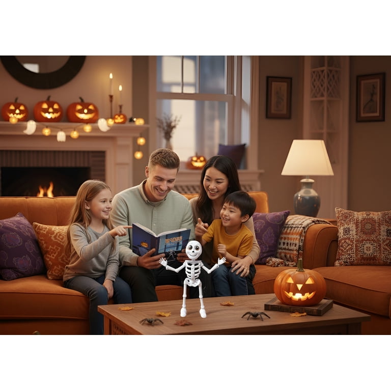 Bones Is Back® Halloween Interactive Book & Toy Set for Kids