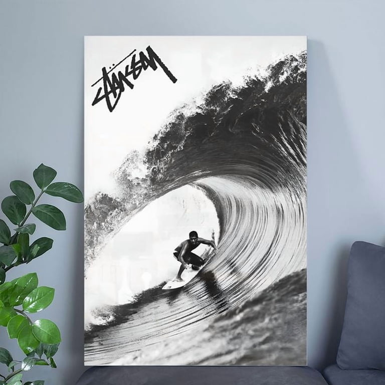 Stussy Surf Vintage Poster, One Sheet Wall Size 24''x36'' -Gategoo
