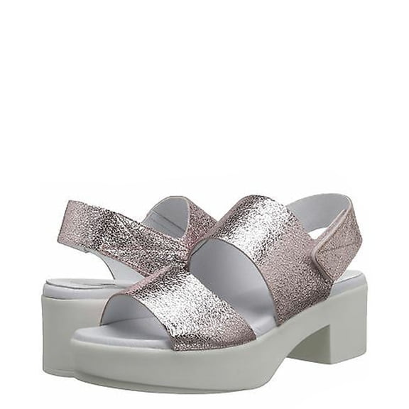 Miista Maddie Women/Adult shoe size 9W Wide Casual Maddie Cristal Silver
