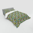 thumbnail image 3 of Ambesonne Abstract Bedding Set 3 Pcs, Complex Vivid Triangles, Twin XL, Multicolor, 3 of 3
