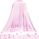 thumbnail image 1 of Naiovety Cama plegable mongol portátil Red Dome Lace Ropa de cama bidireccional Cama de red Interior Tienda de juegos al aire libre Juegos de cama rosa, 1 of 6