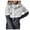 P600 Grey, variant on Likimi hoodies For Women Drawstring Long Sleeve hooded Sweatshirt High Neck Color Block Autumn Winter Soft Comfortable Pullover Black Size L