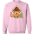 thumbnail image 2 of Inktastic Gingerbread House Christmas Adult Sweatshirt, 2 of 4