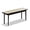 Black - 47inch, variant on 47" Solid Wood Dining Bench,End of Bed Bench | FAS-Grade North American Oak | Natural Wood Grain Skinny Bench for Foyer, Entryway, Hallway,Dining Room, Bedroom Bed End