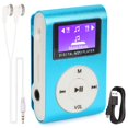 thumbnail image 2 of Deago Mini Portable MP3 Player with Clip Running Sport Music Player Support Micro SD Card (Blue), 2 of 10