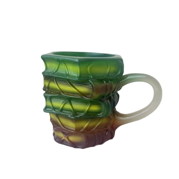 Yhmxh Utensilios de cocina Taza con libro pintado Taza de café con libro pintado Taza con pila de libros Muebles para cocina Accesorios de cocina Mueble organizador cocina