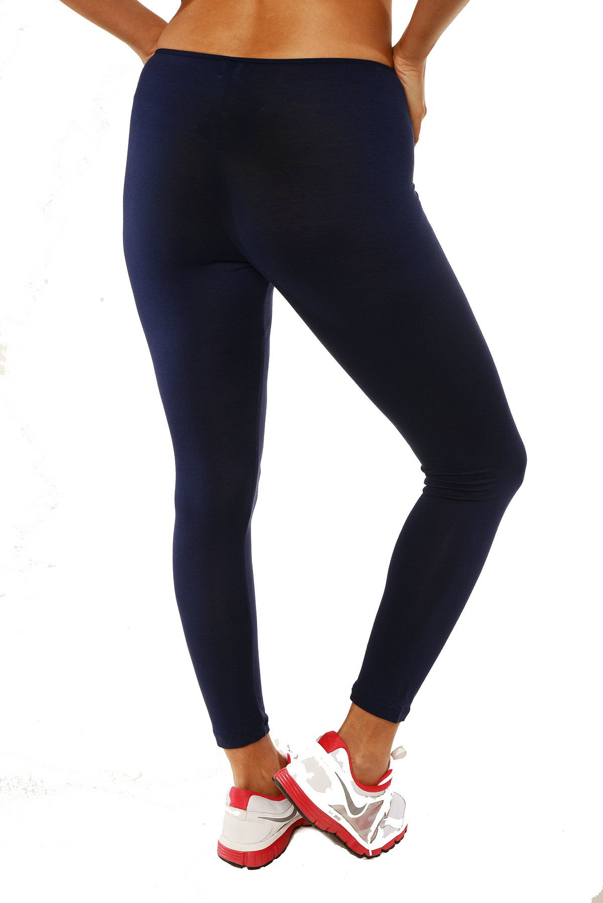 Buy LAXMI LEGWEAR Women's Lycra Ankle Length Leggings Combo (Dark Blue &  Maroon, Free Size) at