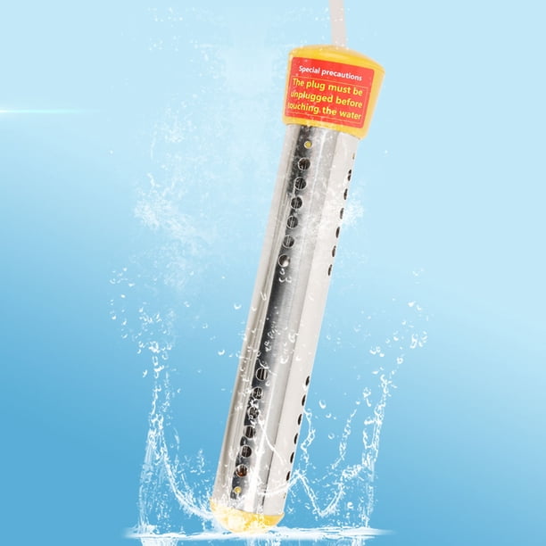 Calentador De Agua Eléctrico De Inmersión Para El Hogar, Varilla Calefactora De 1,5 M, Color Amarillo, 1500W