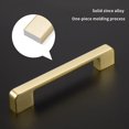 thumbnail image 3 of 10 Pack Brushed Gold Cabinet Pulls, Gold Cabinet Handles, Brass Cabinet Pulls Gold Drawer Pulls Dresser Pulls, Gold Kitchen Cabinet Handles 5 inch Zinc Alloy Kitchen Hardware, 3 of 5