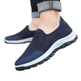 thumbnail image 4 of dmqupv Mens Casual Shoes 10.5 Wide Width Non Slip Men Low Top Walking Shoes Fashion Mens Fashion Shoes Casual Blue 7.5, 4 of 5