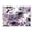 Light Purple and Black Floral, variant on Acrylic Tray Clear Serving Tray Rectangle Decorative Tray with Cut Handle Ginkgo Leaves and Petals