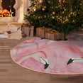 thumbnail image 5 of Sikiie Flamingos Nativity Christmas Tree Skirt, Jesus Christian Winter Holiday Tree Mat Decoration(30-48IN)36", 5 of 6