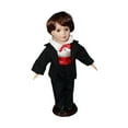 thumbnail image 3 of LeeQinersw Wedding Porcelain Doll Anniversary Gift Collectibles Sturdy Ceramic Figurine Black, 3 of 9