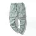 thumbnail image 1 of PENGXIANG Men‘s Cargo Pants Casual Joggers Sports Drawstring Trousers Sweatpants, 1 of 5