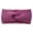 Purple, variant on Wipya Knitted Ear Warmer Headband For Women Stretchy Cozy Winter Head Wrap Band For Running Yoga In Cold Weather Purple