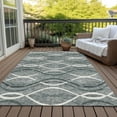 thumbnail image 6 of Addison Rugs Chantille Indoor/Outdoor Transitional Waves Gray Washable Rectangle Rug, 2'6" x 3'10", 6 of 6