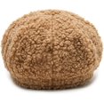 thumbnail image 5 of CoCopeaunts Lamb Wool Newsboy Cap Fashion Warm Artist Painter Hat Solid Vintage Octagonal Beret Hats for Women Visor Cap, 5 of 7
