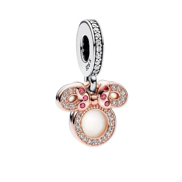 Disney 100 ° aniversario Mickey Minnie Charms Fit Original Pandora Charms pulseras y brazalete colgante joyería Berloque