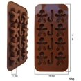 thumbnail image 1 of Molde de silicona para chocolate, suministros para hornear galletas, dulces de Navidad, herramientas de decoración de pasteles, bandejas de cubitos de hielo, 1 of 5