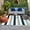 Navy blue fruit green, variant on Purple Navy Blue Striped Outdoor Rug 4x6 Ft, Non Slip Washable Area Rug, Farmhouse Stripe Art Patio Rugs Carpet Runner, Large Floor Mat for Indoor/Outdoor Deck Porch Camping