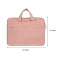 thumbnail image 2 of WHAMVOX Bolso Para Laptop Rosa De PU Resistente Con Asa Portátil Para Viajes Y Uso Diario, 2 of 6
