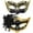 Champagne, variant on SUNSIOM Men Women Masquerade Facewear, Exquisite Glitter Half Face Facewear Halloween Cosplay Headwear