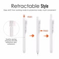 thumbnail image 4 of Étui de Protection pour Apple Pencil, Étui Porte-Crayon avec Clip Intégré, Protection de Pointe Rétractable, Bouton à Ressort, Sécurise Capuchon Gris Foncé, 4 of 6
