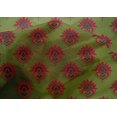 thumbnail image 4 of oneOone Cotton Silk Fabric Floral Block Printed Craft Fabric BTY 42 Inch Wide, 4 of 4