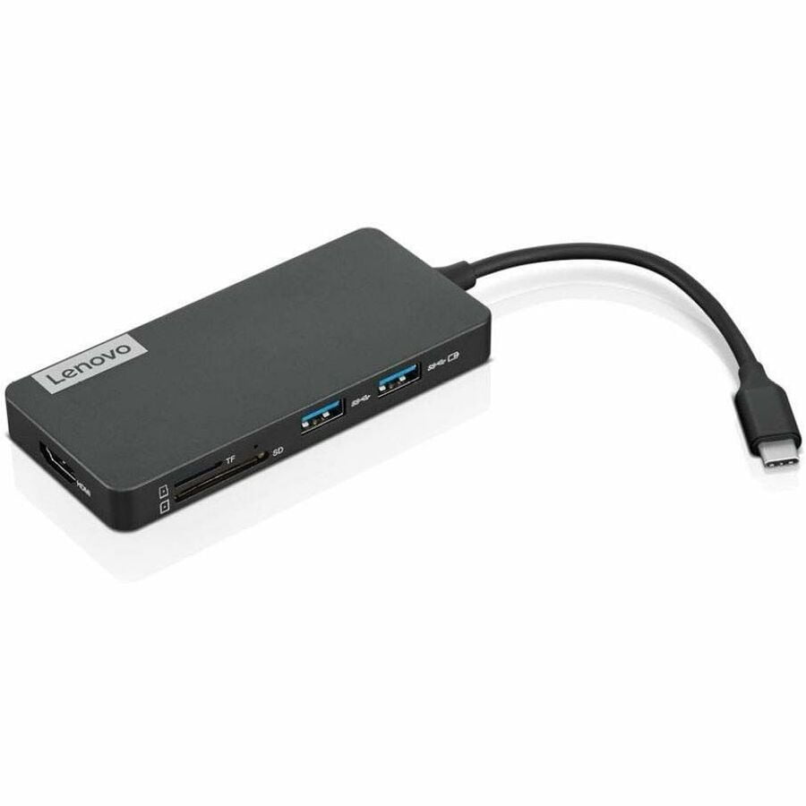 Free Shipping! Lenovo USB-C Dual Display Travel Dock, 7 Ports