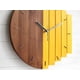 thumbnail image 4 of Reloj de pared de estilo industrial abstracto, creativo y sencillo, reloj de pared para sala de estar y dormitorio, reloj de madera, reloj de cuarzo, 4 of 5