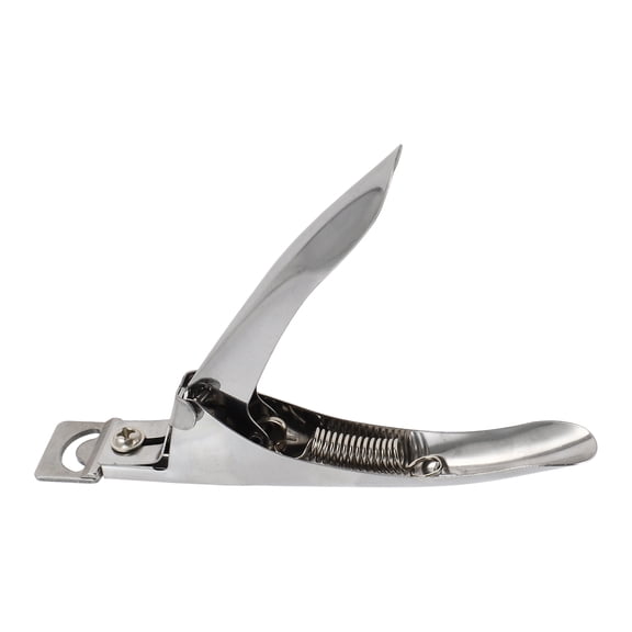 Unique Bargains 1 Pc Portable U-shaped Nail Clippers Toenail Clippers 5.12"x3.31" Silver Tone
