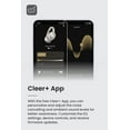 thumbnail image 4 of Cleer Audio Alpha Adaptive Active Noise Canceling Bluetooth Headphones, Dual-Microphone, Touch Controls, 35 Hr Battery Life, Multipoint Connection, Dirac Spatial Audio, App, Midnight Black, 4 of 7