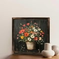thumbnail image 6 of Floral Arrangement Rustic Bucket Wooden Sign Wall Plaque - Vintage Art Decoration, Wall Decoration - Ideal Gift For Home Decoration, Living Room, Bathroom, Bedroom, Garden, Dining, Bar, Cafe, Festi, 6 of 7