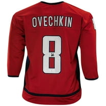 Alexander Ovechkin Autographed Washington (Red #8) Custom Jersey - JSA
