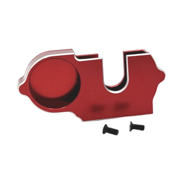 Cubierta de engranaje de coche RC, reemplazo, bricolaje, modificación, fácil de instalar, reparación para coche RC 1/14, accesorios de mantenimiento Rojo
