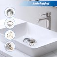 thumbnail image 4 of Colador desplegable universal Hibbent para lavabo de baño, 2 unidades, 4 of 9