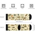 thumbnail image 2 of Funny Casual Sport Short Sock Insect Species Cartoon Novelty Graphic Socks for Men Women Gift, 2 of 6