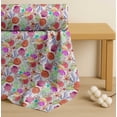 thumbnail image 4 of Soimoi Cotton Voile Fabric Coral,Starfish & Sea Shell Ocean Decor Fabric Printed Yard 56 Inch Wide, 4 of 7