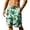 Pink, variant on Mens Swim Trunks Men's Summer Hawaiian Swim Shorts Resort Print Casual Crop Pants with Drawstring Elastic Waist Beach Bathing Suit for Vacation Luau Tropical Travel Pink L