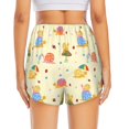 thumbnail image 4 of Haiem Colorful Cartoon Snail Women's 2 in 1 Running Shorts - Lightweight Athletic Workout Gym Yoga Breathable Sports Shorts Liner with Phone Pockets-Large, 4 of 9
