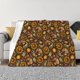 thumbnail image 1 of Fotbe Chrysanthemum turkey Manta de Franela con Estampado, Manta Ultrasuave para Cama, Sofá, Auto, Hipoalergénica y Antibolitas-40"x30", 1 of 6