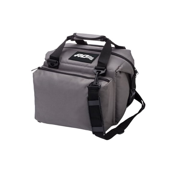 AO Coolers Traveler Original Soft Cooler with High-Density Insulation, Charcoal, 12-Can