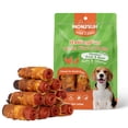 thumbnail image 3 of (2 pack) MON2SUN Triple Meat Rolls Chicken Duck & Beef Flavor Dog Treats, 10.1 oz, 3 of 9